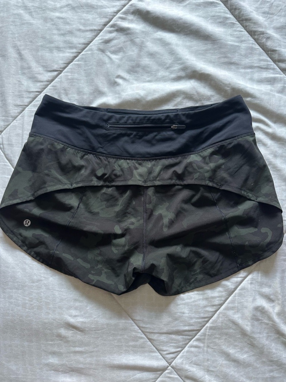 lululemon athletica Black Camo Athletic Shorts
